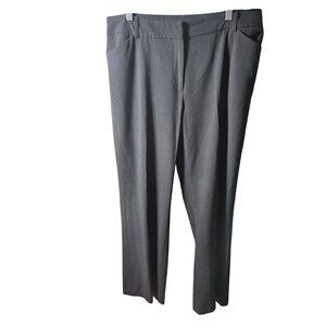 Apostrophe Womens Black Stretch Trousers Size 14 Polyester Rayon Blend